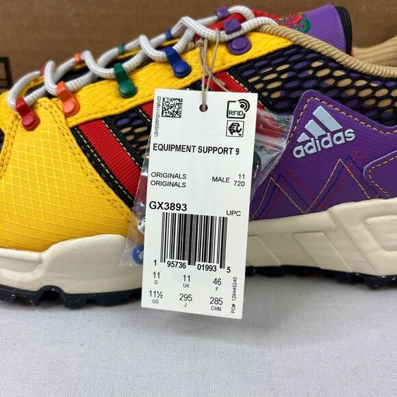 Adidas Mens Equipment Support 93 Lifestyle Shoes Sneakers‎ GX3893 Sz 11.5 main image 9